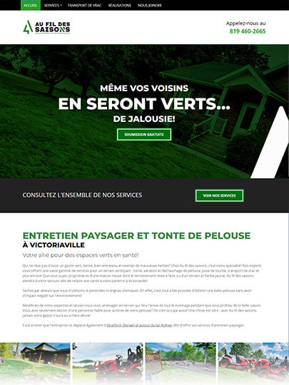 Site Web de Au fil des saisons